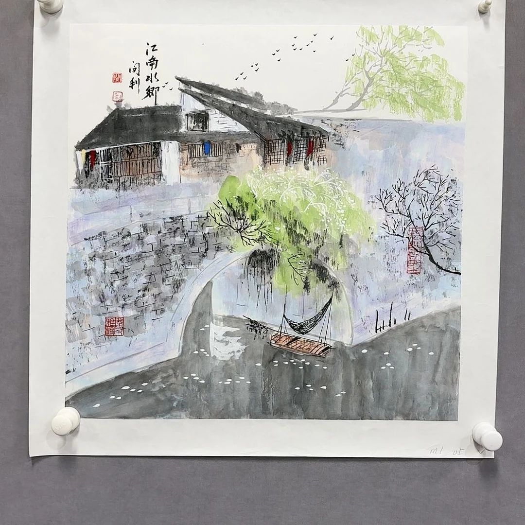 国画国画纯手绘作品请放心去藏