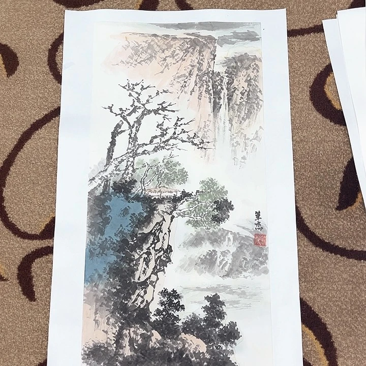 国画墨*四尺四开施笔杰