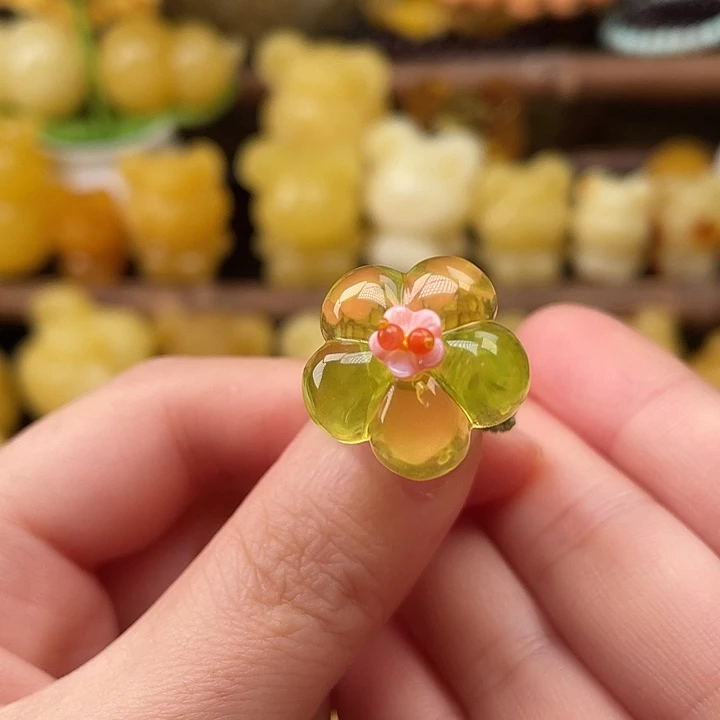 琥珀未镶嵌珠宝奇石