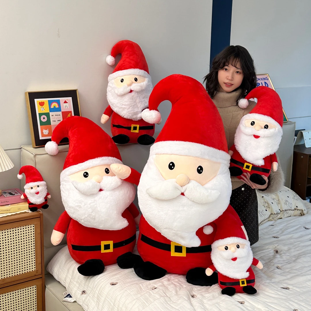 圣诞老人玩偶公仔毛绒玩具女孩装饰娃娃大摆件圣诞节生日礼物女生