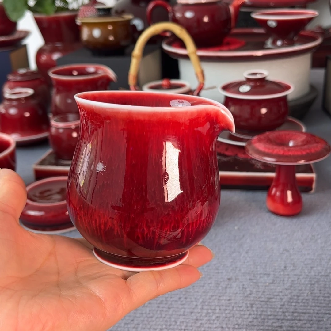 景德镇陶瓷原矿釉公道杯