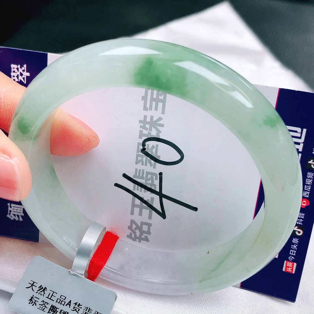 翡翠未镶嵌手镯缅甸天然a货翡翠手镯