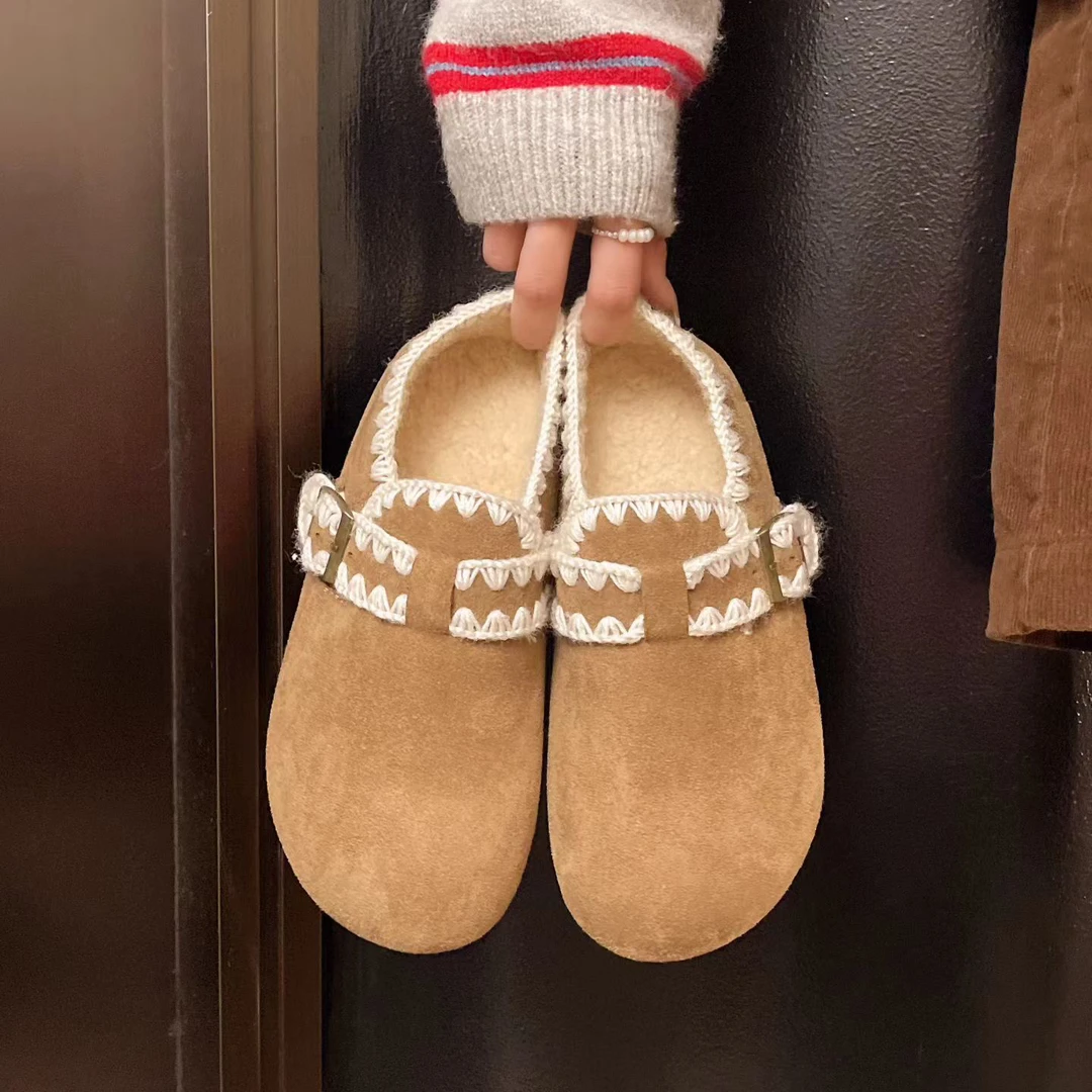 洛神鞋业·一克拉毛线边勃肯鞋