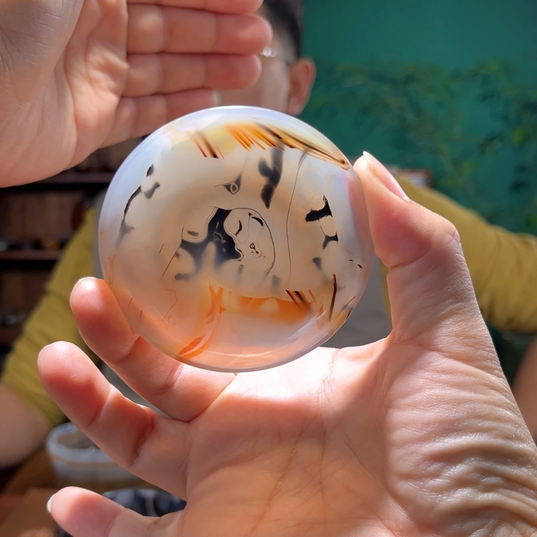 玛瑙/玉髓茶器未镶嵌石*起