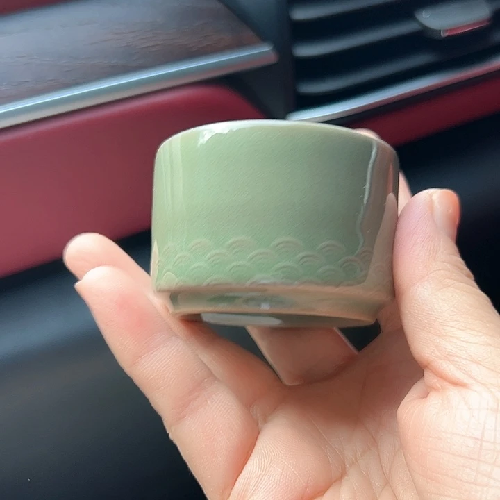 龙泉云间青瓷小米茶器