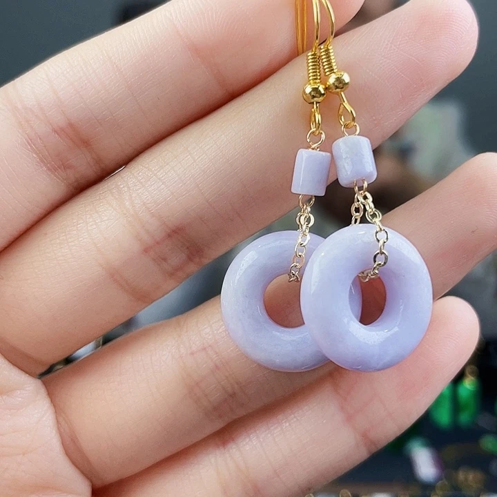 翡翠耳饰未镶嵌饰品