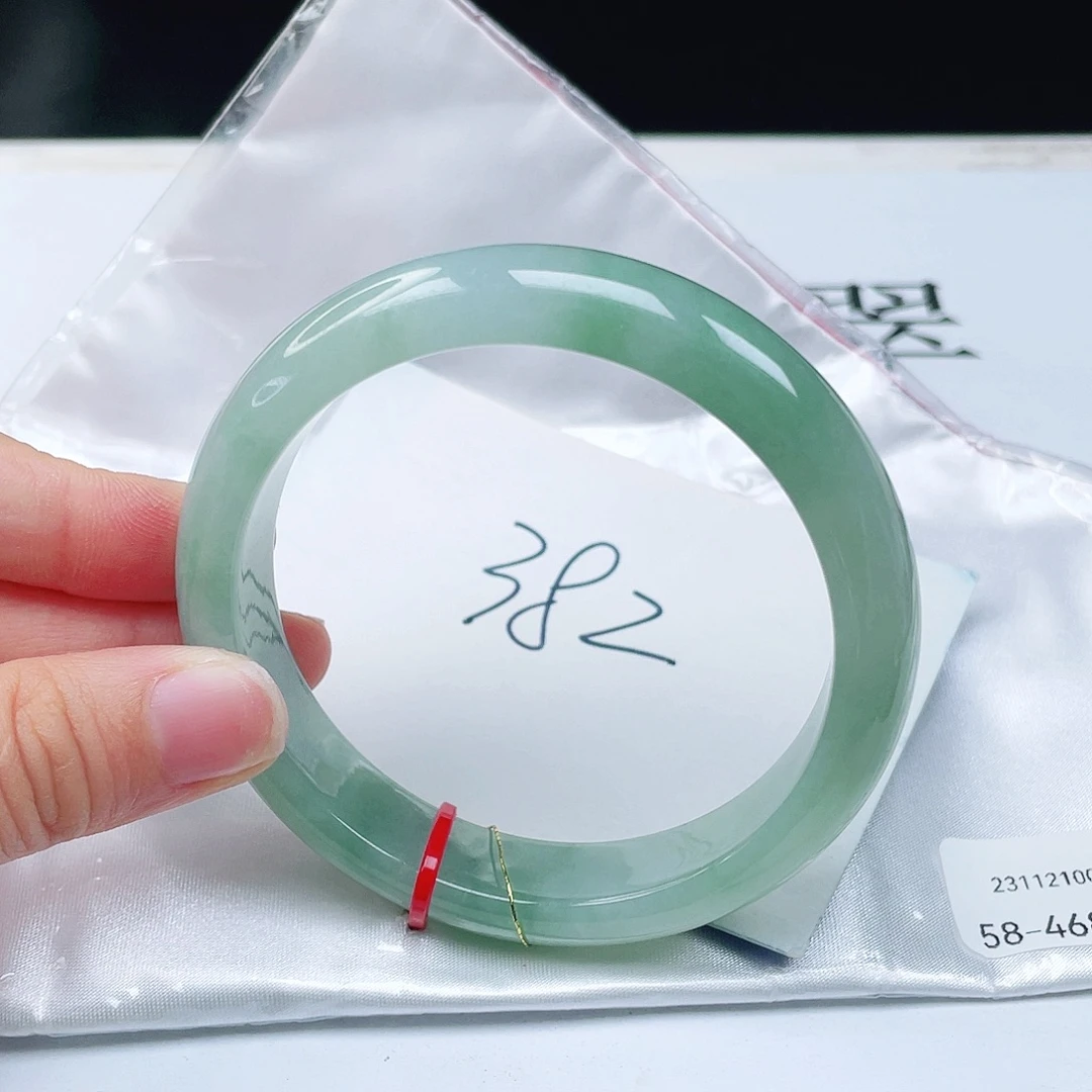 未镶嵌手镯翡翠58+正圈