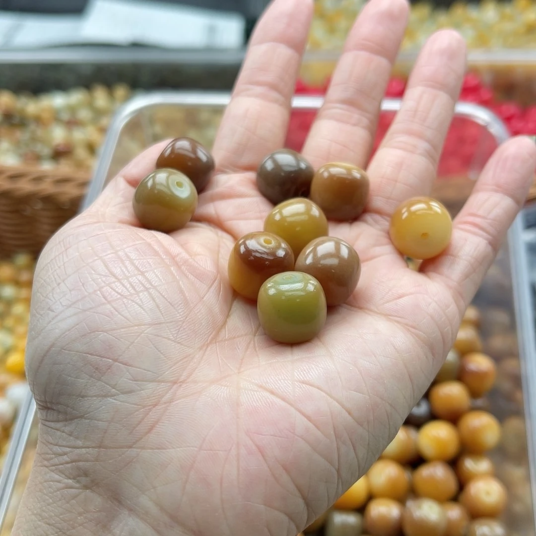 白玉菩提吊坠Q/13mm/55颗