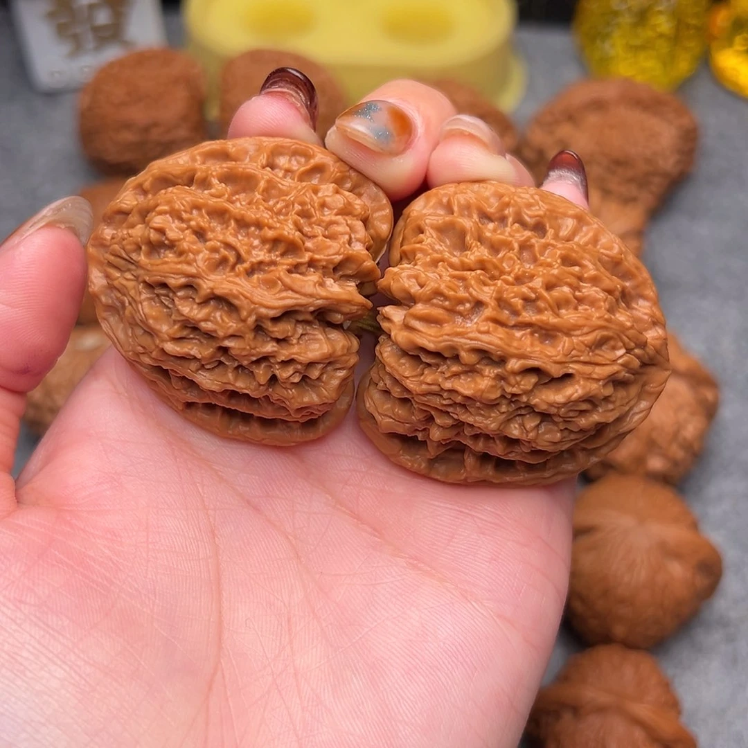 把件文玩核桃毕业精品精配三角疆43全品绝绝