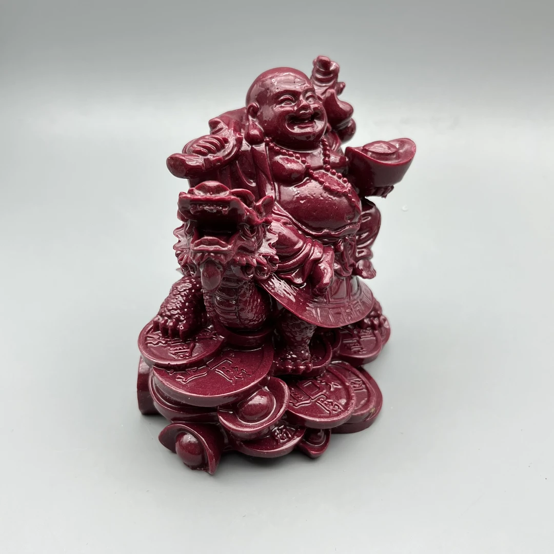 含辰砂工艺品BJ023-经典紫色雕刻摆件