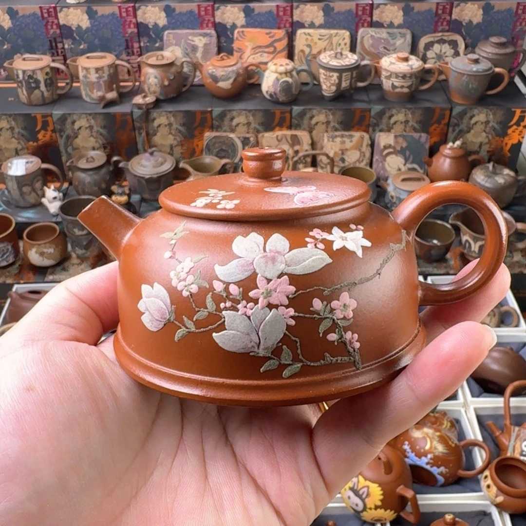 茶壶紫砂150ml原矿精工半手