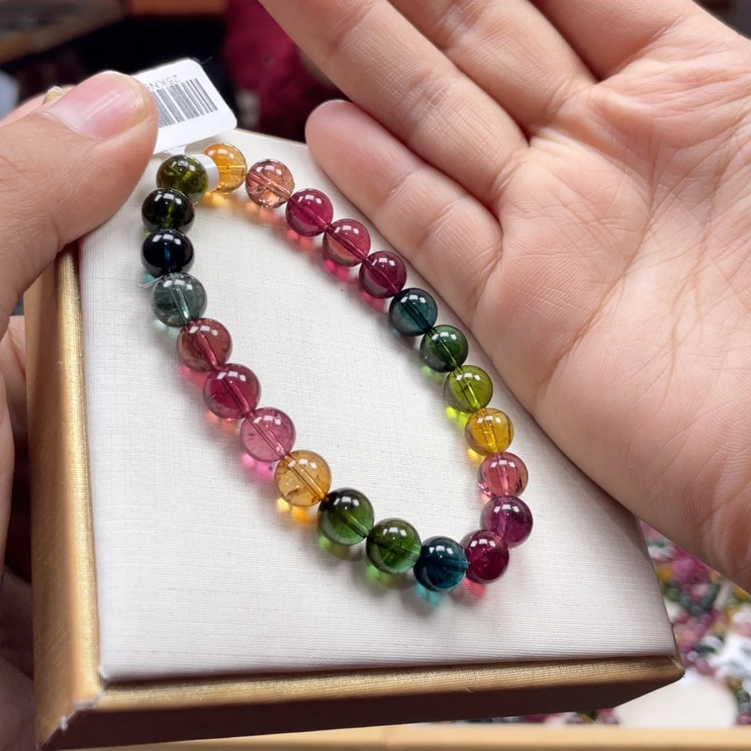 手串未镶嵌碧玺7.5mmmmmmmmmmm