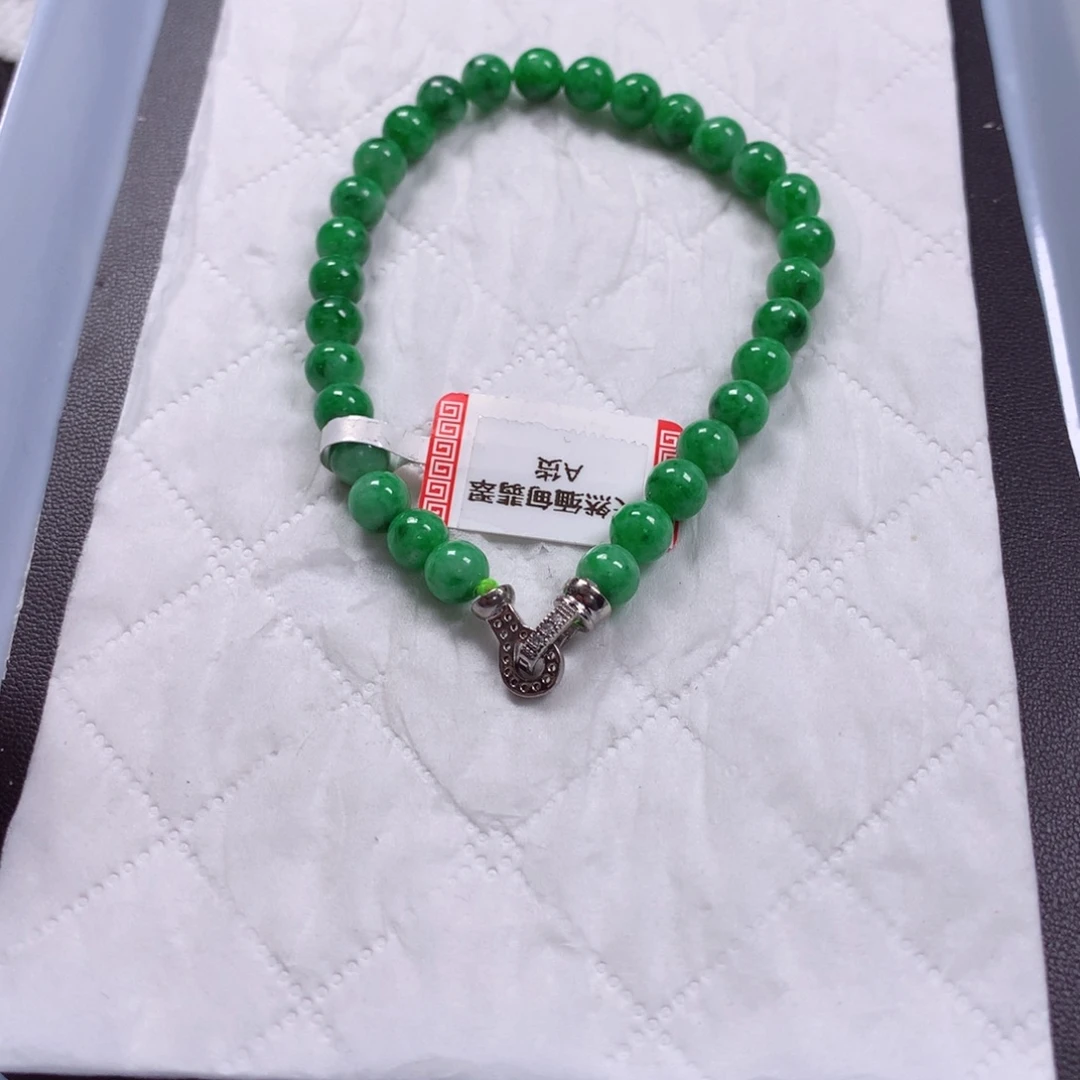 翡翠未镶嵌颈饰手串