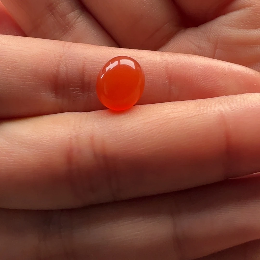 南红玛瑙蛋面未镶嵌