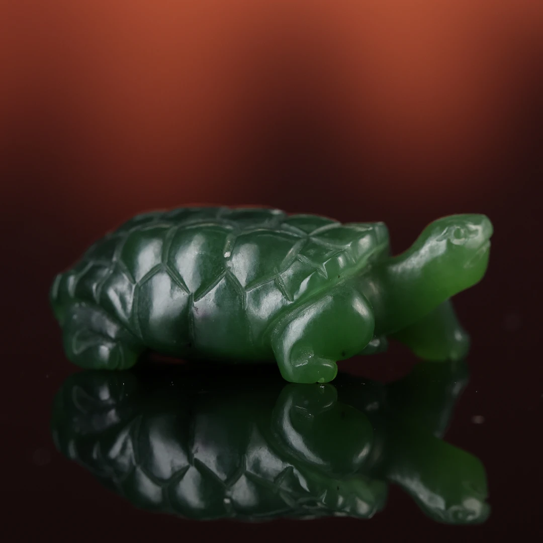 dx和田玉碧玉富甲天下赏玩件syh2512151373