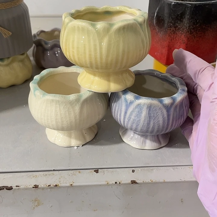 红陶陶瓷花盆凑12米包邮