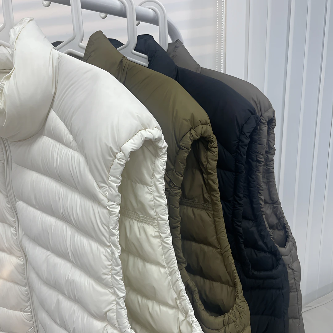 大叔自制 可溯源90白鸭绒立领轻奢潮品羽绒服 排骨马甲  DS100