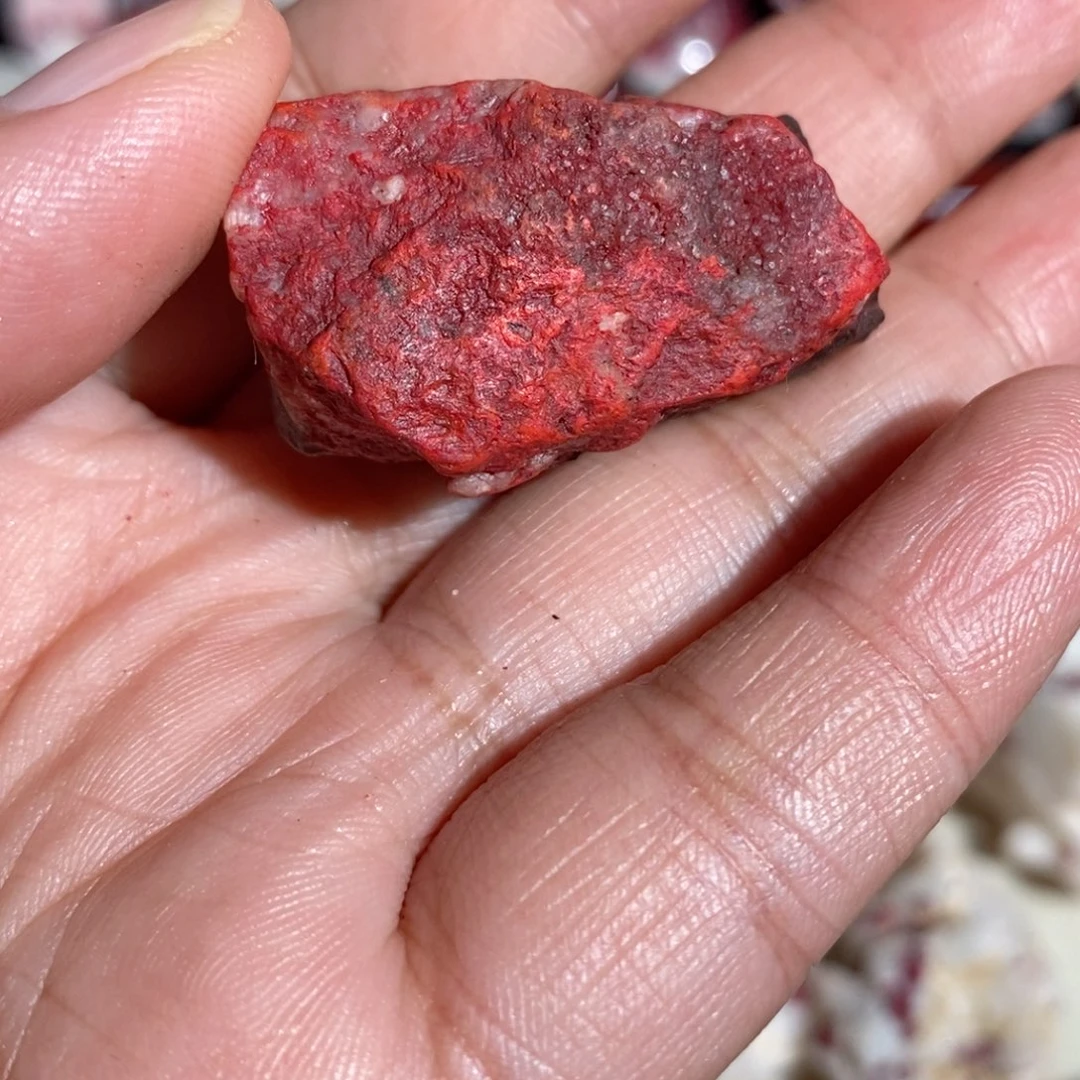 小***哥天然辰砂天然朱砂原矿毛料