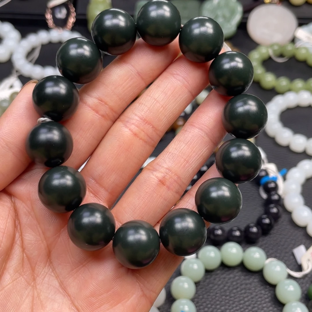 和田玉未镶嵌手链