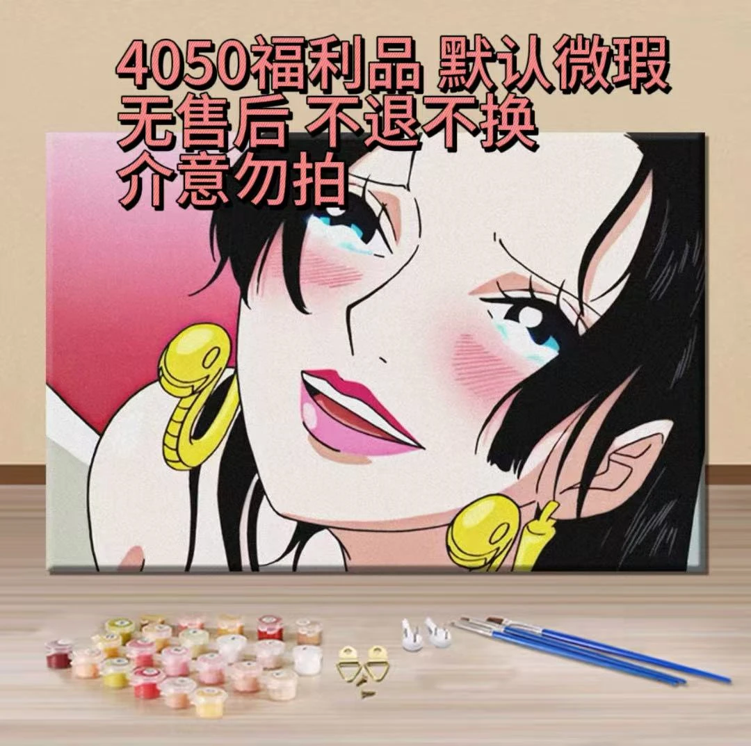 40*50 1-200数字油画福利专属链接画画diy填色商品