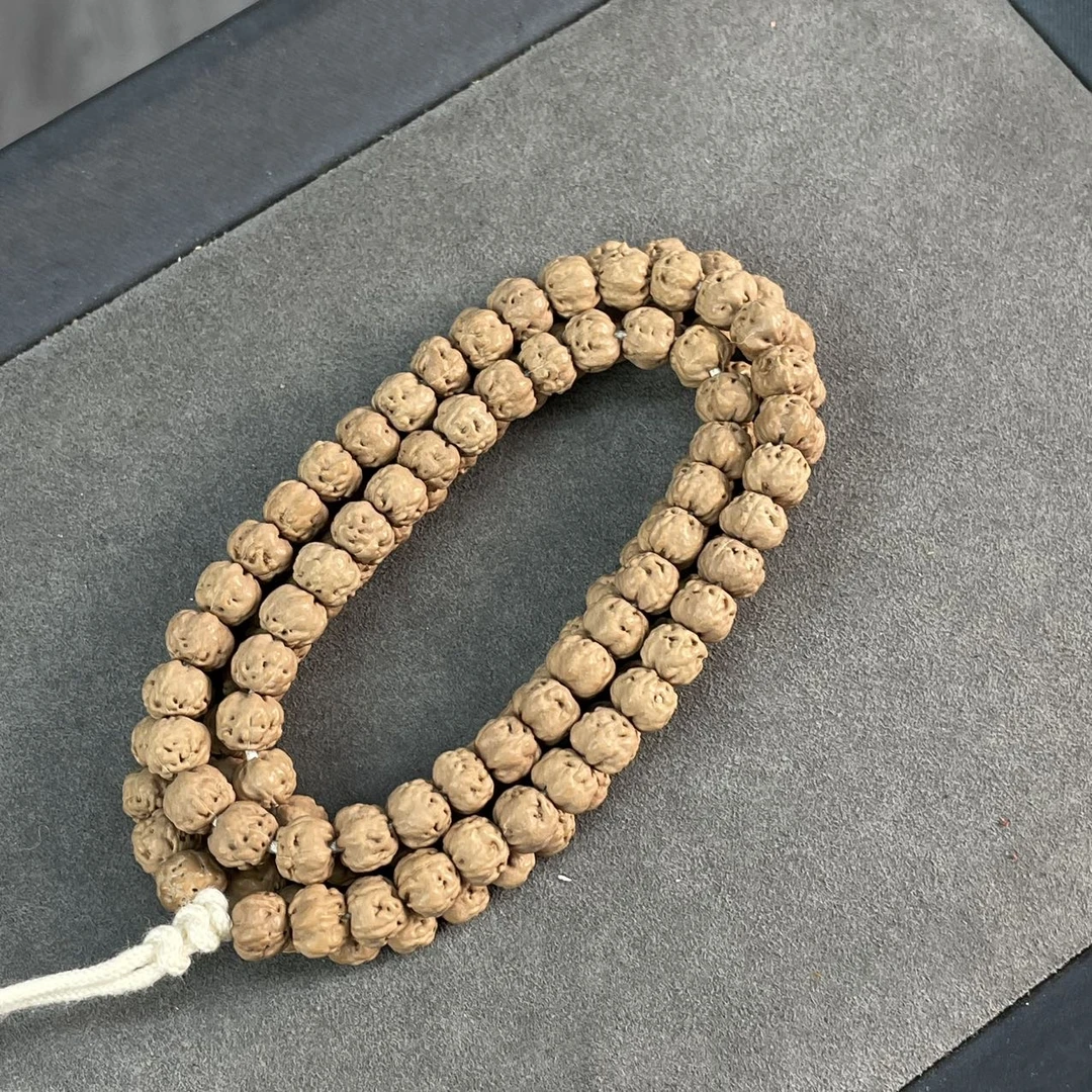 【曹掌柜精选】24 G38645-佛手原桩脖挂-尺寸6.5mm＋左右