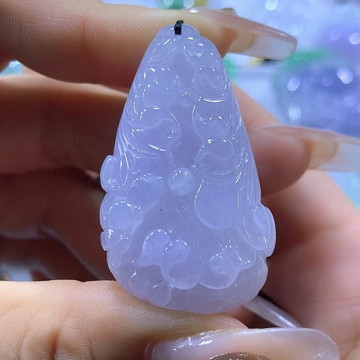 颈饰未镶嵌翡翠天然翡翠A货吊坠