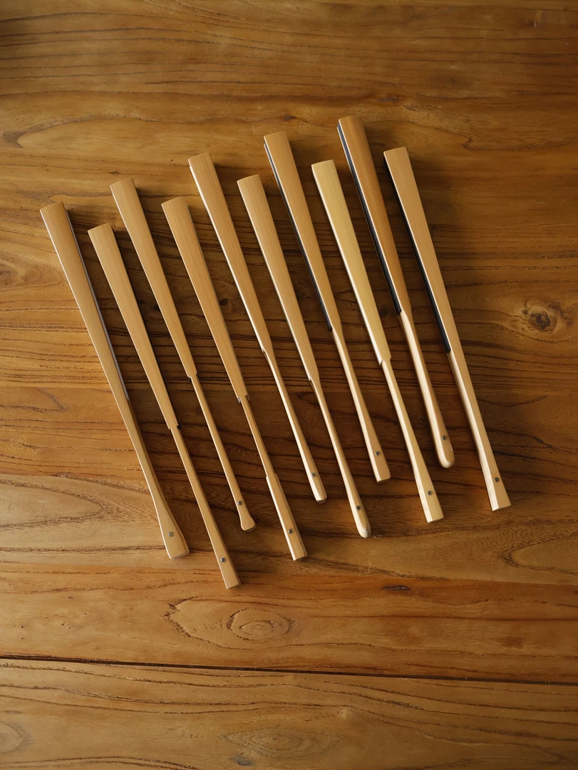 名家张良宏玉竹折扇现货合集