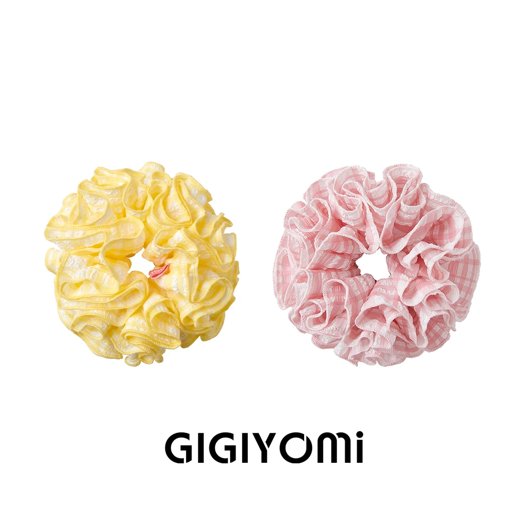 GIGIYOMi韩国原创设计超蓬松多层气氛感发圈云朵泡泡高颜值发绳