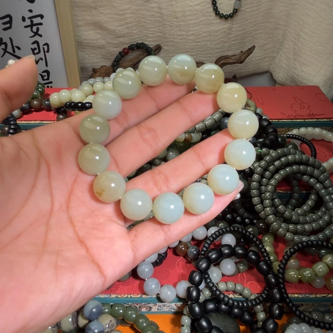 和田玉手链未镶嵌