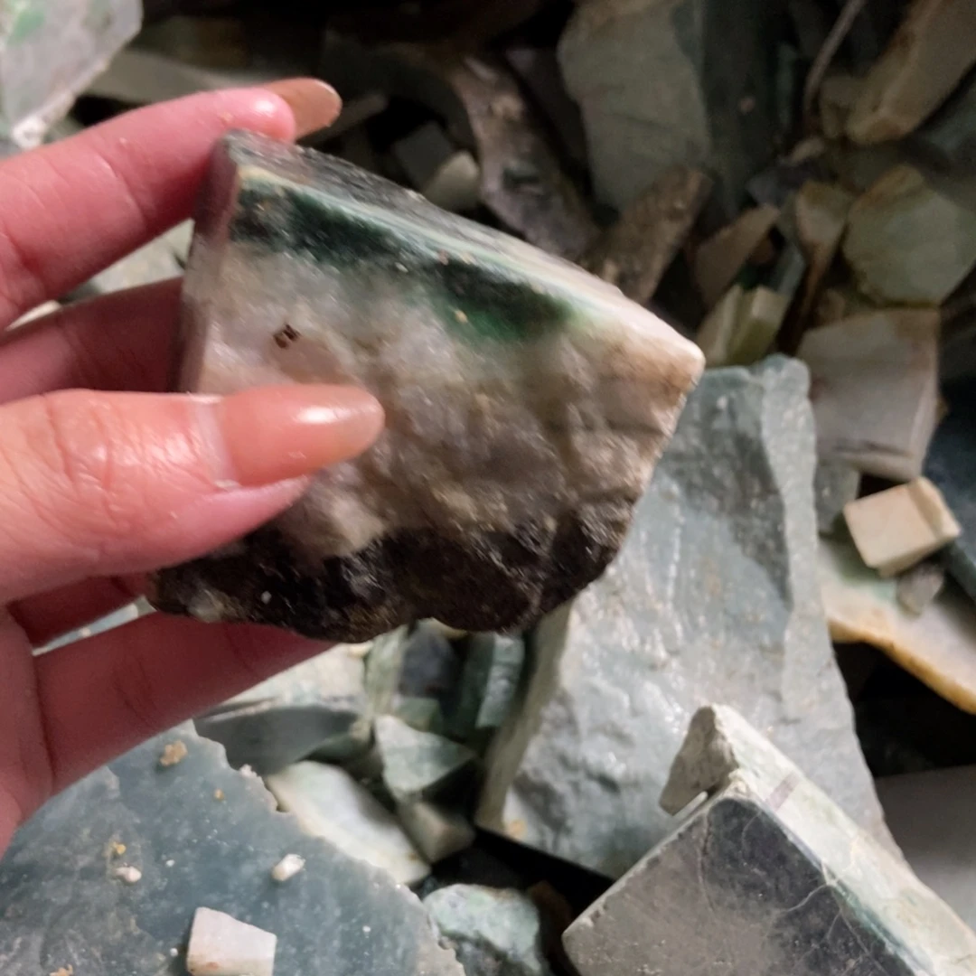 翡翠未镶嵌挂件天然翡翠