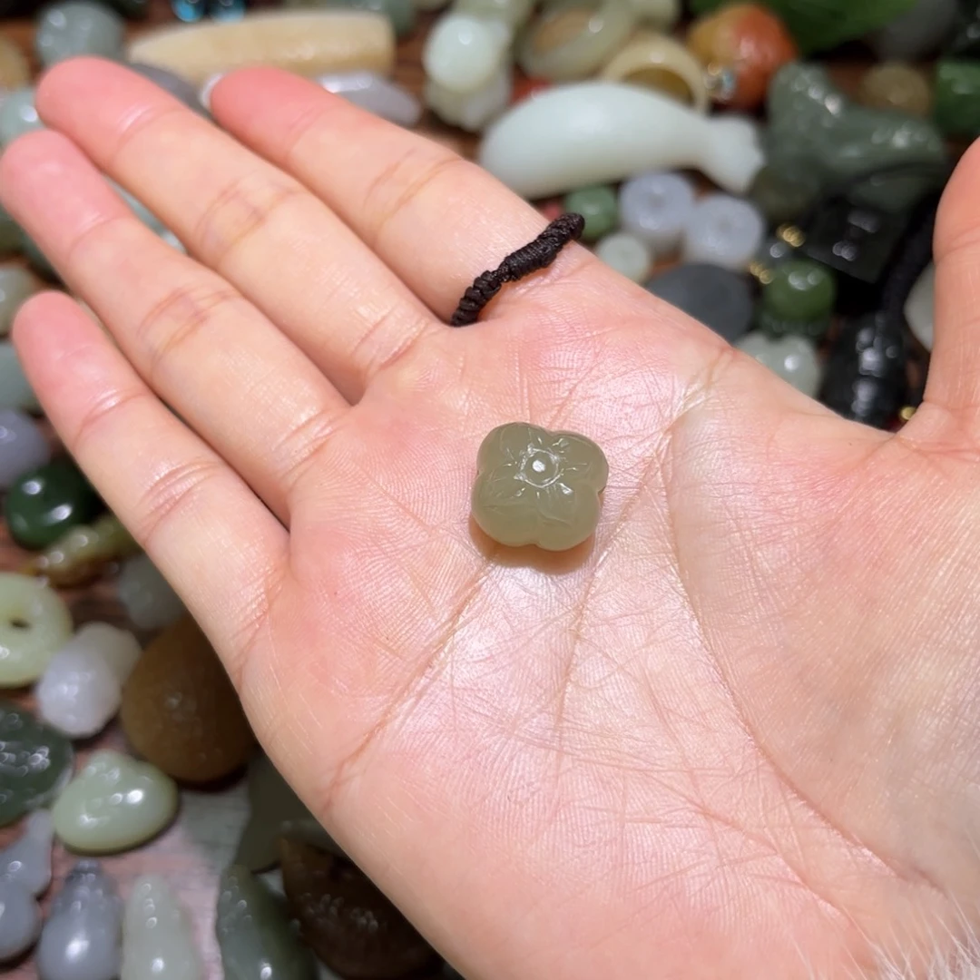 和田玉珠宝半成品未镶嵌用****5