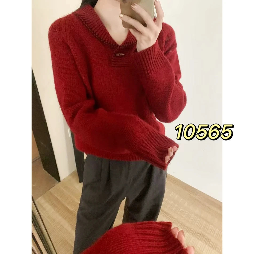 10565（部分无水洗唛，介意慎拍）SANFAN新款针织衫