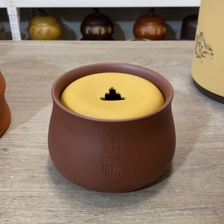 紫砂茶叶罐建水罐