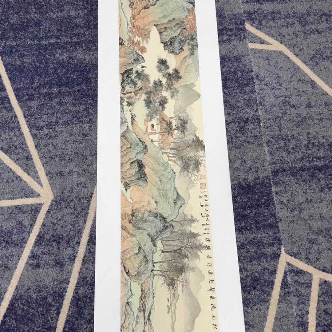 国画国画纯手绘山水花鸟
