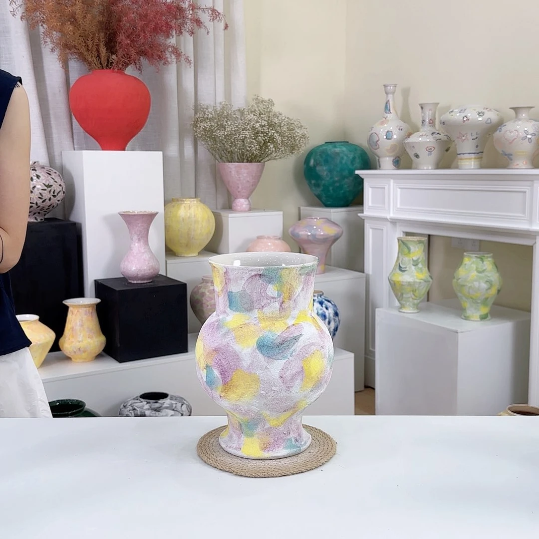 瓶景德镇陶瓷高21口13闪23号