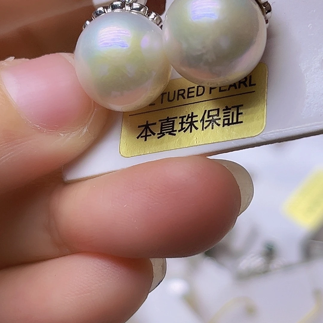 未镶嵌吊坠或者耳钉淡水珍珠