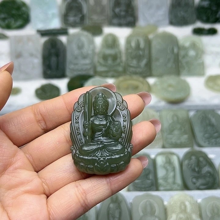 和田玉颈饰未镶嵌六*$