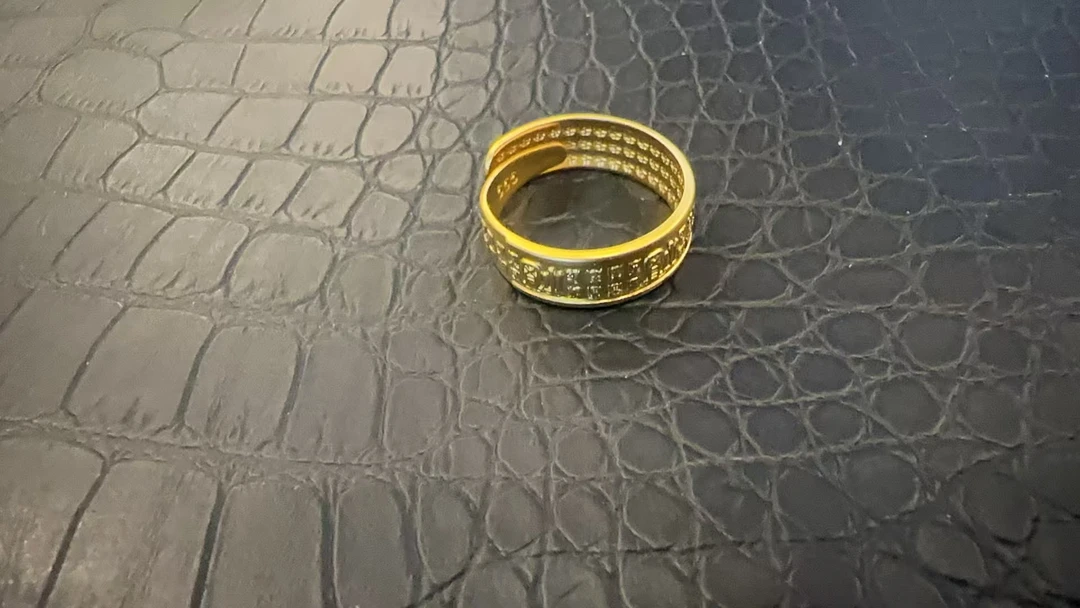 D209【珍藏级别】时尚百搭雕刻戒指
