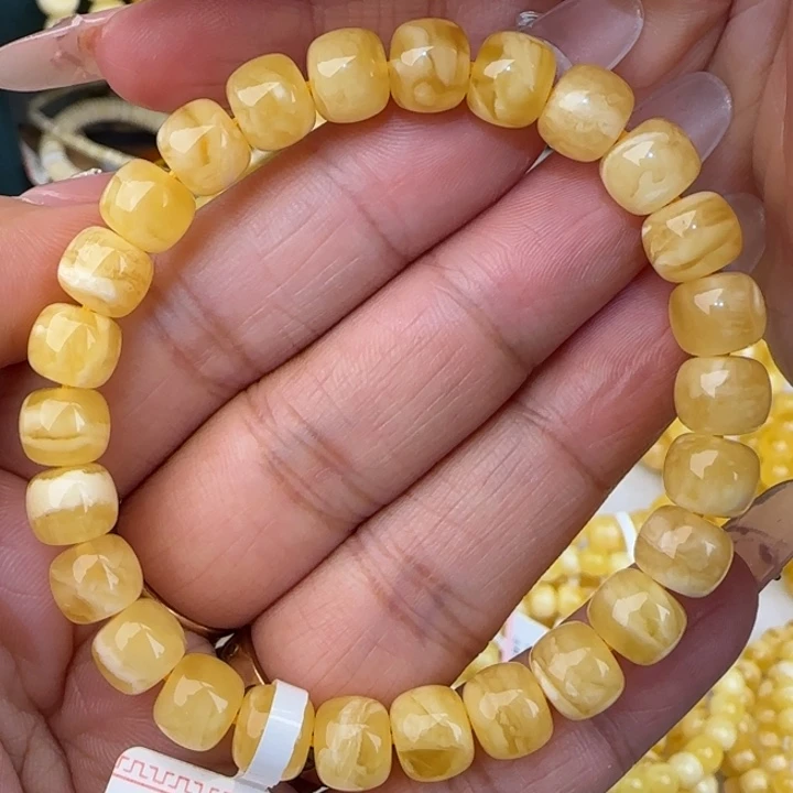 手链蜜蜡未镶嵌妖花老型手串