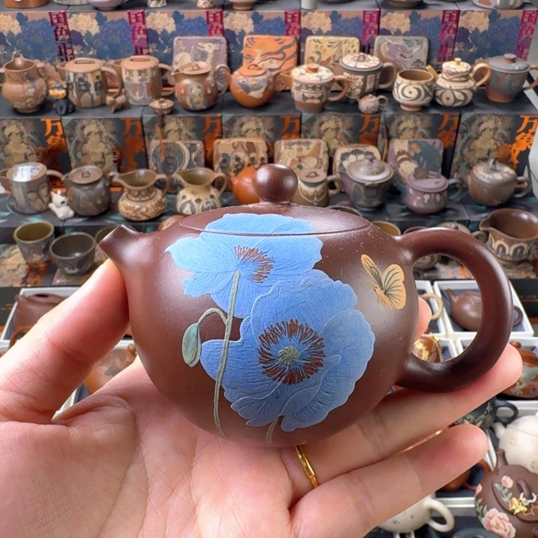 茶壶紫砂150cc原矿精工半手