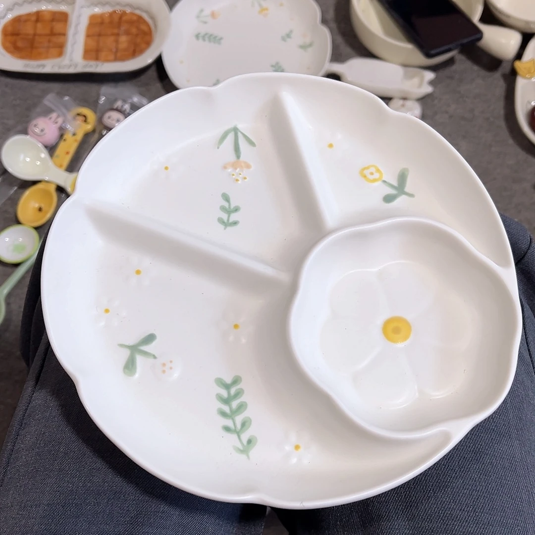 小雏菊陶瓷餐具8寸