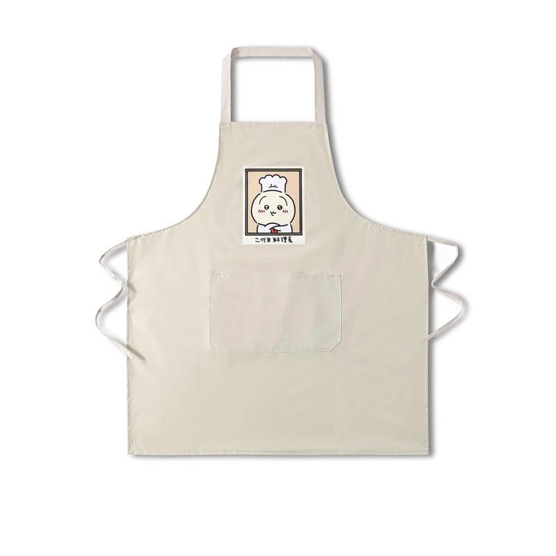 防水渍油污围裙Chiikawa吉伊卡哇乌萨奇小八亲子厨房画室无袖围腰