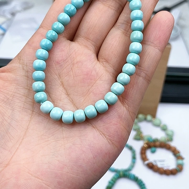 18K金镶嵌绿松石珠宝奇石