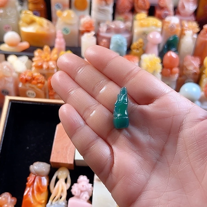 昌化石印石韩*丹手工定制设计，竹子