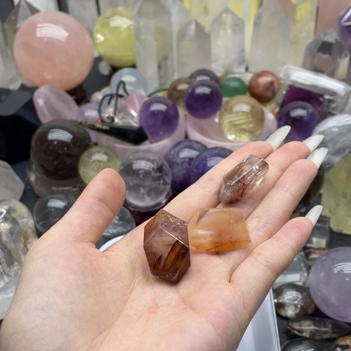 ****猬水晶珠宝半成品合金天然水晶2