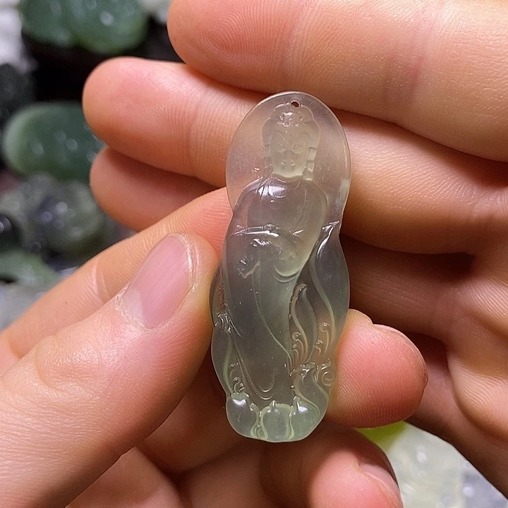 岫玉未镶嵌岫玉颈饰