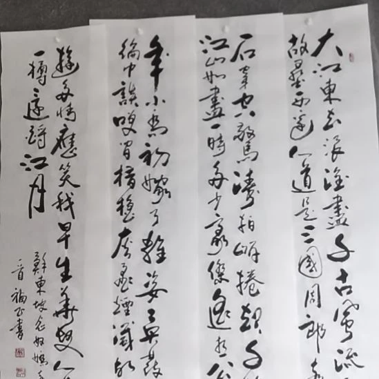 不***华书法书书屋书法作品