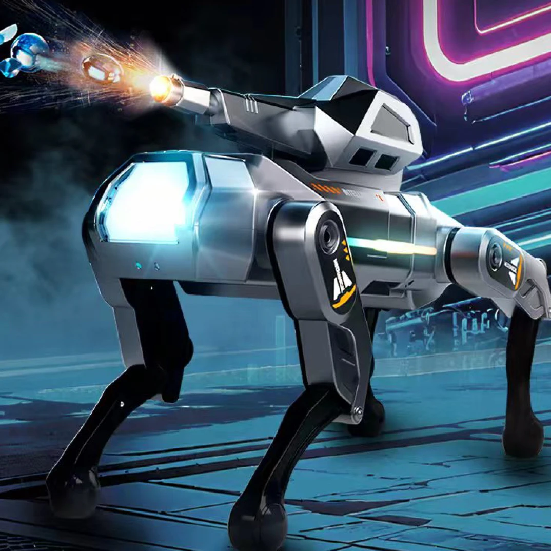 2025新款ai人工智能机器狗玩具遥控机械12编程男孩生日玩具