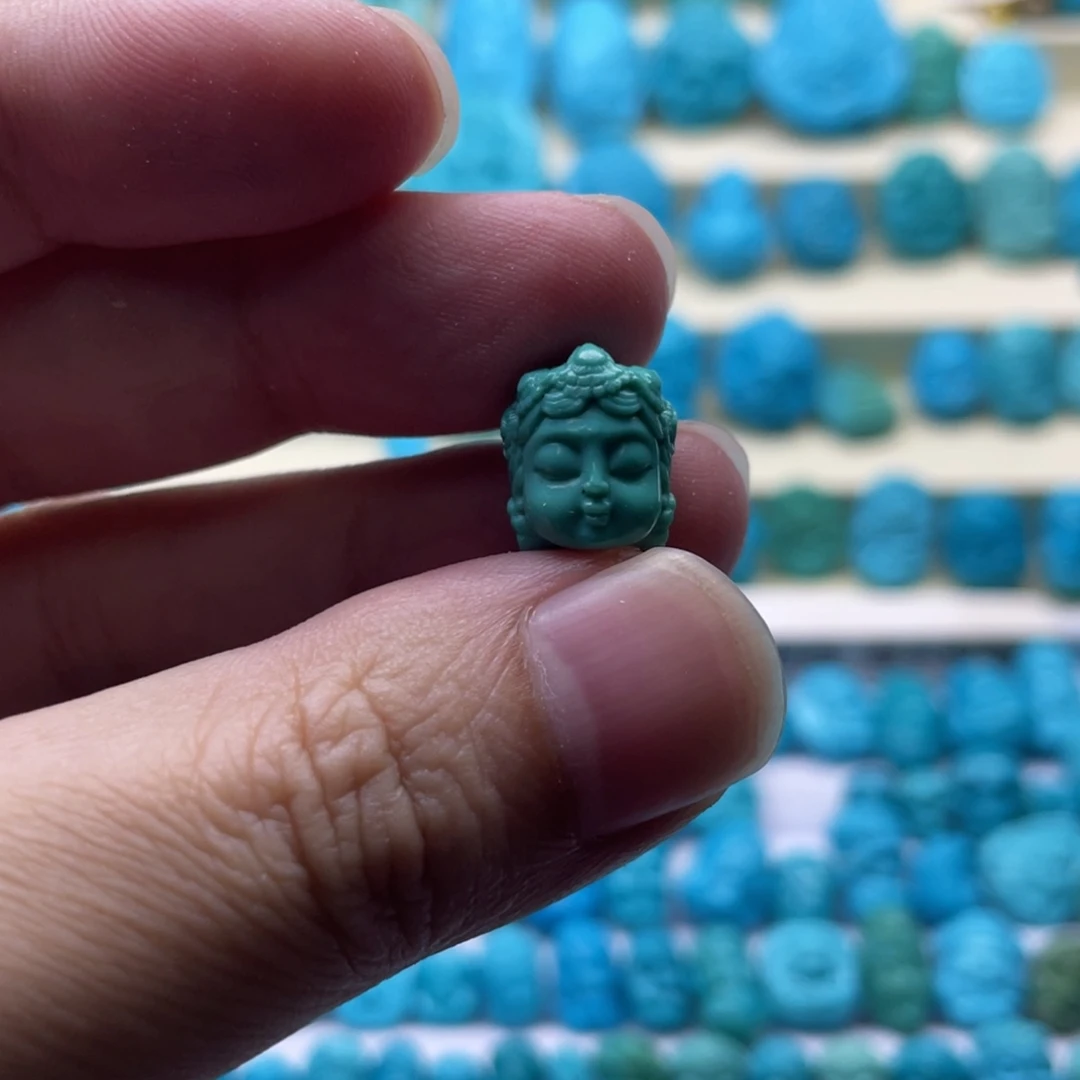 未镶嵌绿松石珠宝奇石