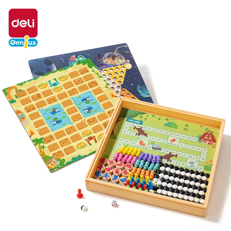 Deli/得力YW152多功能游戏棋（5合1）(混)(套)